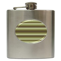 Linear Warm Print Design Hip Flask (6 Oz) by dflcprintsclothing