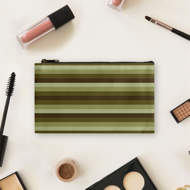 Linear Warm Print Design Cosmetic Bag (Small)