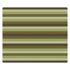 Linear Warm Print Design Double Sided Flano Blanket (small) 