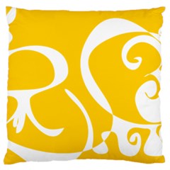 Graphic Large Cushion Case (two Sided)  by grafikamaria