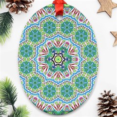 Hawaii Oval Ornament (two Sides)