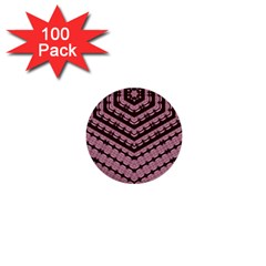 Burgundy 1  Mini Buttons (100 Pack) 