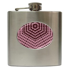 Burgundy Hip Flask (6 Oz) by LW323