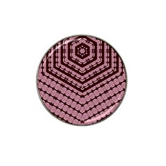 Burgundy Hat Clip Ball Marker (10 Pack) by LW323