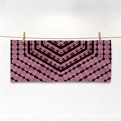 Burgundy Hand Towel by LW323