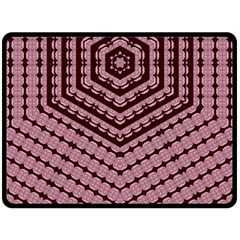 Burgundy Fleece Blanket (large)  by LW323