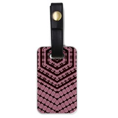 Burgundy Luggage Tag (one Side)