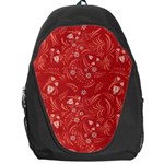 Folk floral pattern. Flowers abstract surface design. Seamless pattern Backpack Bag Front