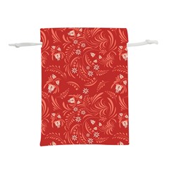 Folk Floral Pattern  Flowers Abstract Surface Design  Seamless Pattern Lightweight Drawstring Pouch (s) by Eskimos