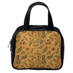 Folk Floral Pattern  Flowers Abstract Surface Design  Seamless Pattern Classic Handbag (one Side) by Eskimos