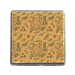 Folk Floral Pattern  Flowers Abstract Surface Design  Seamless Pattern Memory Card Reader (square 5 Slot) by Eskimos