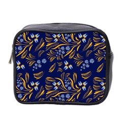 Folk Floral Pattern  Flowers Abstract Surface Design  Seamless Pattern Mini Toiletries Bag (two Sides) by Eskimos