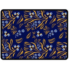 Folk Floral Pattern  Flowers Abstract Surface Design  Seamless Pattern Fleece Blanket (large)  by Eskimos