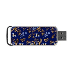 Folk Floral Pattern  Flowers Abstract Surface Design  Seamless Pattern Portable Usb Flash (two Sides) by Eskimos