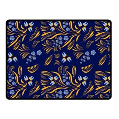 Folk Floral Pattern  Flowers Abstract Surface Design  Seamless Pattern Double Sided Fleece Blanket (small)  by Eskimos