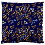 Folk floral pattern. Flowers abstract surface design. Seamless pattern Standard Flano Cushion Case (One Side) Front