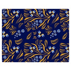 Folk Floral Pattern  Flowers Abstract Surface Design  Seamless Pattern Double Sided Flano Blanket (medium)  by Eskimos