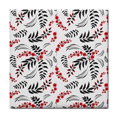 Folk Floral Pattern  Flowers Abstract Surface Design  Seamless Pattern Tile Coaster by Eskimos