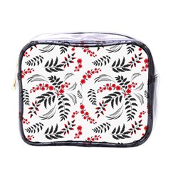 Folk Floral Pattern  Flowers Abstract Surface Design  Seamless Pattern Mini Toiletries Bag (one Side) by Eskimos