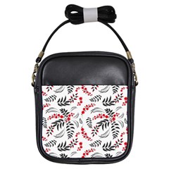 Folk Floral Pattern  Flowers Abstract Surface Design  Seamless Pattern Girls Sling Bag by Eskimos