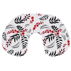 Folk Floral Pattern  Flowers Abstract Surface Design  Seamless Pattern Travel Neck Pillow by Eskimos