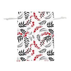 Folk Floral Pattern  Flowers Abstract Surface Design  Seamless Pattern Lightweight Drawstring Pouch (m) by Eskimos