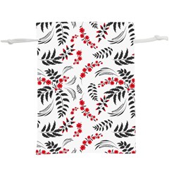 Folk Floral Pattern  Flowers Abstract Surface Design  Seamless Pattern  Lightweight Drawstring Pouch (xl) by Eskimos