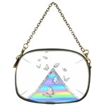 Minimal Holographic Butterflies Chain Purse (Two Sides) Front