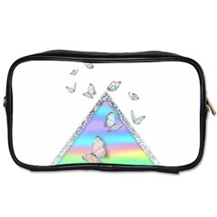 Minimal Holographic Butterflies Toiletries Bag (one Side) by gloriasanchez