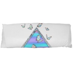 Minimal Holographic Butterflies Body Pillow Case Dakimakura (two Sides) by gloriasanchez