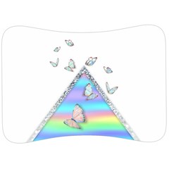 Minimal Holographic Butterflies Velour Seat Head Rest Cushion