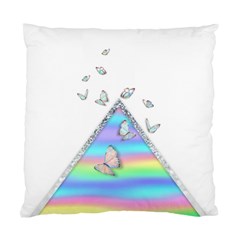 Minimal Holographic Butterflies Standard Cushion Case (one Side) by gloriasanchez