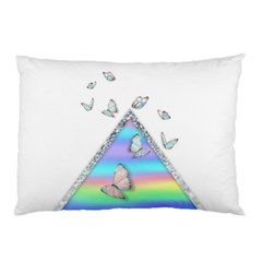 Minimal Holographic Butterflies Pillow Case