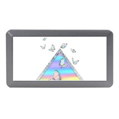 Minimal Holographic Butterflies Memory Card Reader (mini) by gloriasanchez