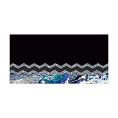 Blue Ocean Minimal Liquid Painting Yoga Headband by gloriasanchez