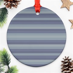 Linear Cold Print Design Ornament (round) by dflcprintsclothing