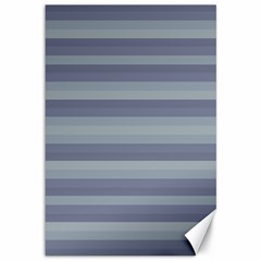 Linear Cold Print Design Canvas 12  X 18  by dflcprintsclothing