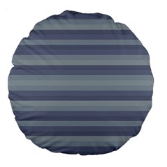 Linear Cold Print Design Large 18  Premium Flano Round Cushions by dflcprintsclothing