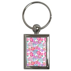 Bright, Joyful Flowers Key Chain (rectangle) by SychEva