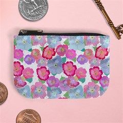 Bright, Joyful Flowers Mini Coin Purse by SychEva