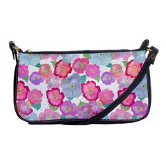 Bright, Joyful Flowers Shoulder Clutch Bag by SychEva