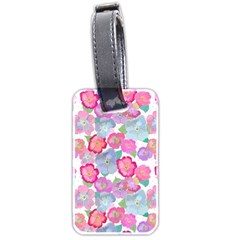 Bright, Joyful Flowers Luggage Tag (two Sides) by SychEva