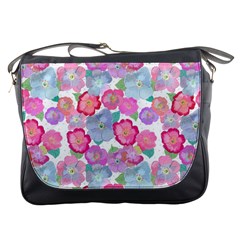 Bright, Joyful Flowers Messenger Bag by SychEva