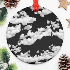 Cumulus Abstract Design Ornament (round) by dflcprintsclothing