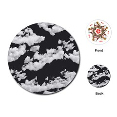 Cumulus Abstract Design Playing Cards Single Design (round)