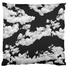 Cumulus Abstract Design Standard Flano Cushion Case (one Side) by dflcprintsclothing