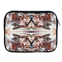 White Feathers Arabesque Apple Ipad 2/3/4 Zipper Cases by kaleidomarblingart