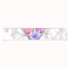 Minimal Pink Floral Marble A Small Bar Mats