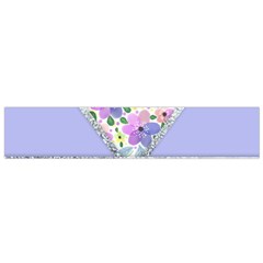 Minimal Purble Floral Marble A Small Flano Scarf by gloriasanchez