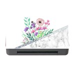 Minimal Silver Floral Marble A Memory Card Reader with CF Front